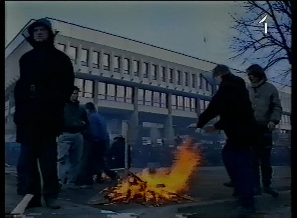Kadrs no Lietuvā uzņemtās dokumentālās filmas „Janvāra kauja".
Autors: No TV arhīva