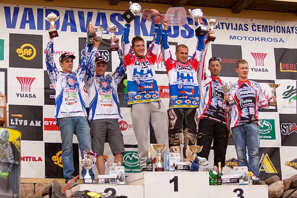 Vaidavas kausa uzvarētāji 2012.gadā.
Autors: R.Rudītis