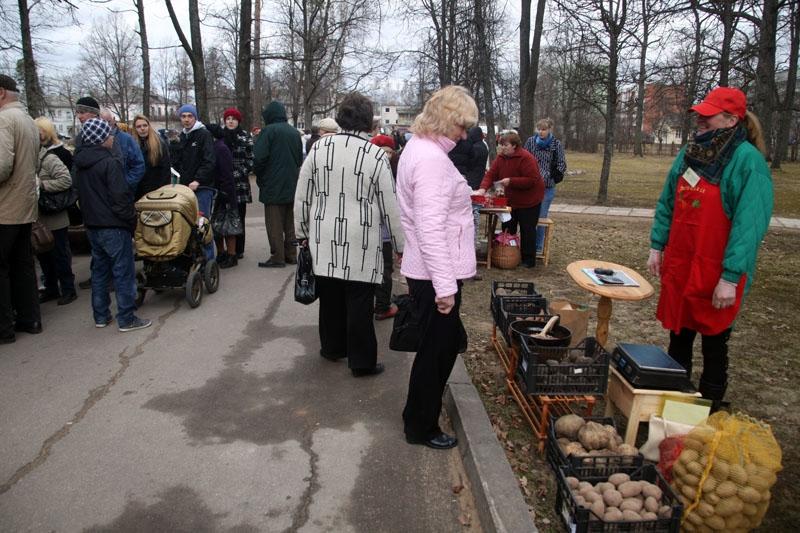 Zaļais tirdziņš ir kļuvis par Gulbenes zīmolu, vizītkarti. Atteikties kaut vai tikai ziemas mēnešos nozīmētu atņemt novadam tā īpašo smaržu un garšu. 
Autors: no “Dzirksteles” arhīva