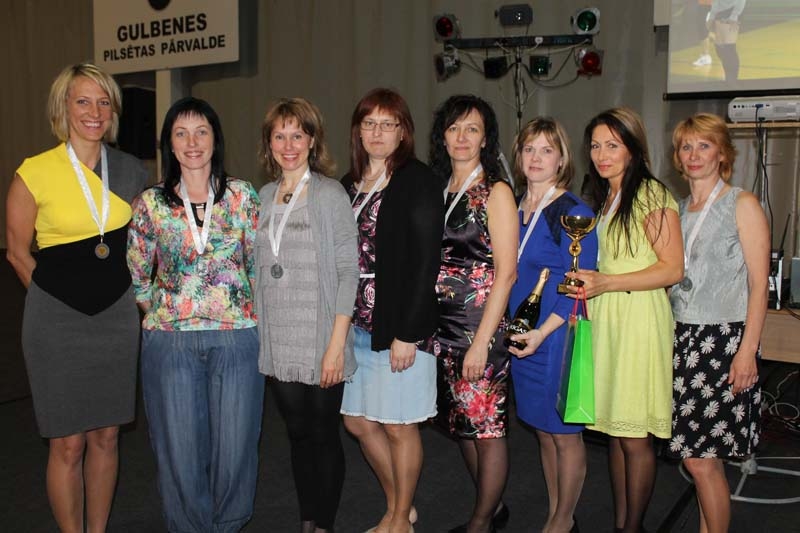 II grupā sievietēm otro vietu izcīnīja Gulbenes spēlētājas. Komandā spēlēja: Inita Medne, Iluta Rudzīte, Inese Ubaga, Una Markova, Daiga Ņikitina, Liene Ķikuste, Aija Vasiļjeva un Ludmila Žogota.