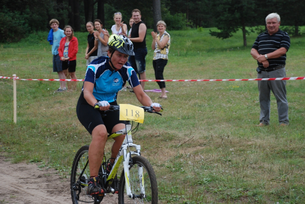 Velokrosā S3 grupā uzvaru izcīnīja Sarmīte Gobiņa.
Autors: Dzintra Raga