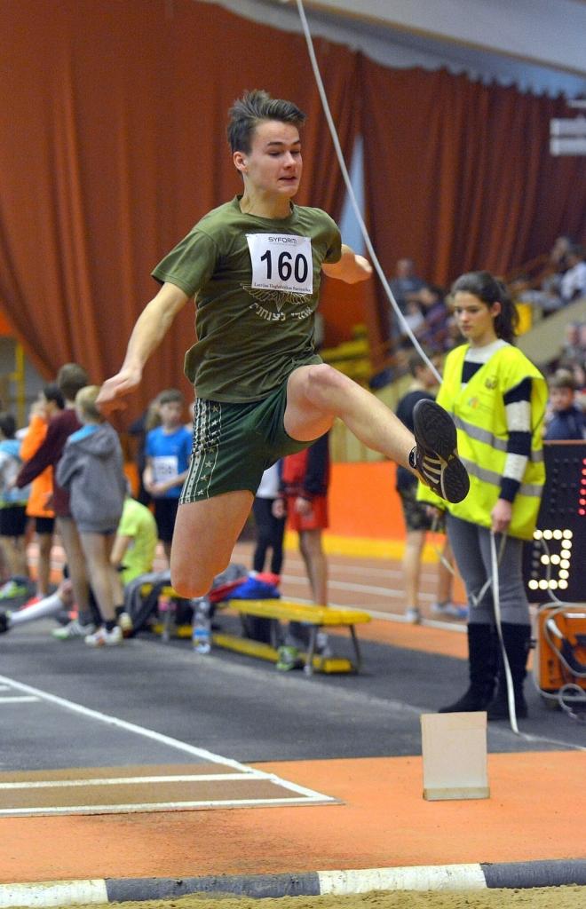 Krists Sveķis tāllēkšanā ieguva 5.vietu.
Autors: Juris Bērziņš - Soms ("Lat-athletics.lv)