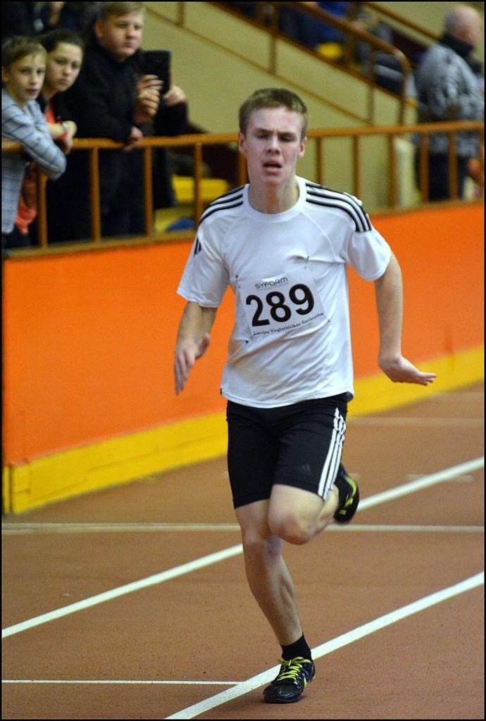 Valts Zaķis Latvijas čempionātā izcīnīja 4.vietu 1000 metru distancē.
Autors: Juris Bērziņš-Soms (