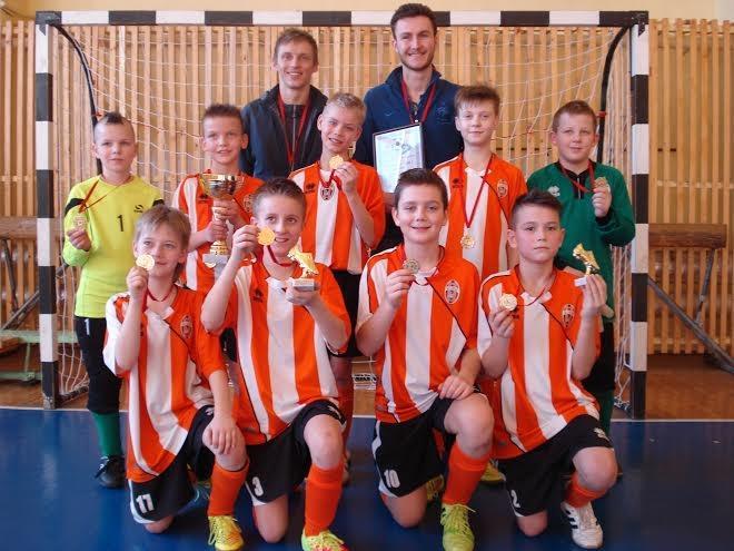 FB Gulbene/BJSS I komanda - Latvijas ZA reģiona U-11 grupas čempioni. 
Autors: no personiskā arhīva