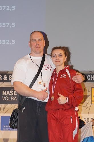 Sporta kluba „Gulbenes K.S.P.” sportiste Larisa Cīrule ierindojās 7. vietā svara kategorijā līdz 47 kg.