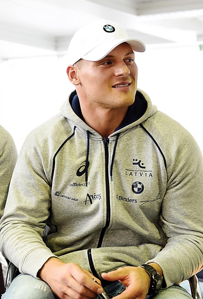 Bobslejists Daumants Dreiškens.
Autors: Leta