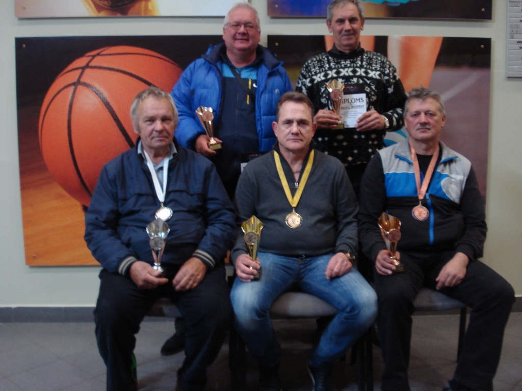  Foto: 1.rindā no kreisās - I.Briedis, I.Stojašs un I.Gritāns;
           2.rindā no kreisās - G.Jeršovs,  A.Čanders                        (foto nav V.Kozlova).
Autors: no personiskā arhīva