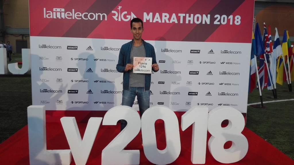 Savā otrajā maratonā no 2000 skrējējiem, kas pieveica 42 kilometrus, Flavio Nunes bija 34.vietā kopvērtējumā un 8.vietā savā vecuma grupā ar rezultātu 2 stundas 50 minūtes, kas ir arī labākais viņa personiskais rezultāts maratonā.  
Autors: no personiskā arhīva