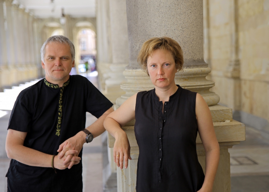 Režisori Kristīne Briedi un Audrjus Stonis.
Autors: Agnese Zeltiņa