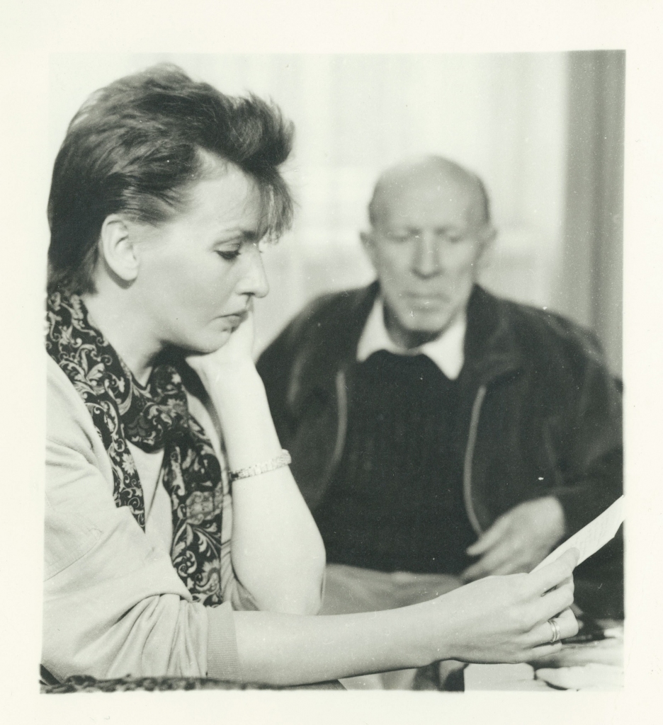 Kurts Fridrihsons ar Gundegu Repši 1986.gadā.
Autors: no Nacionālā Kino centra arhīva