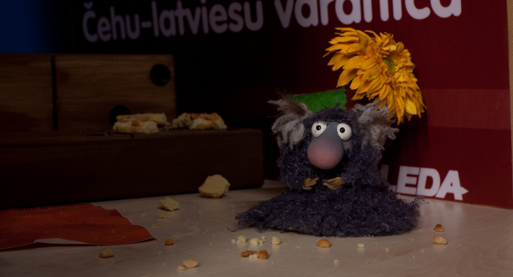Režisores Daces Rīdūzes leļļu filmā 