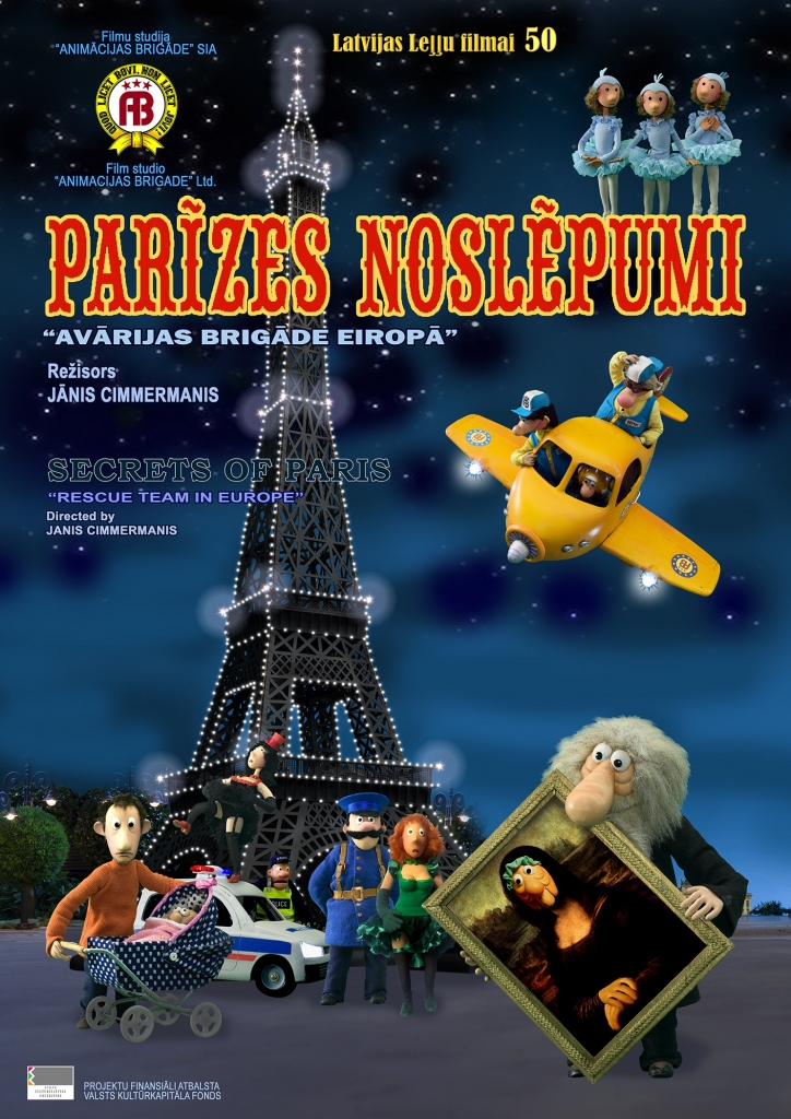 Pārsteidzoši "Avārijas brigādes" jaunākie piedzīvojumi, šoreiz Francijā, būs skatāmi režisora Jāņa Cimermaņa filmā "Parīzes noslēpumi". 