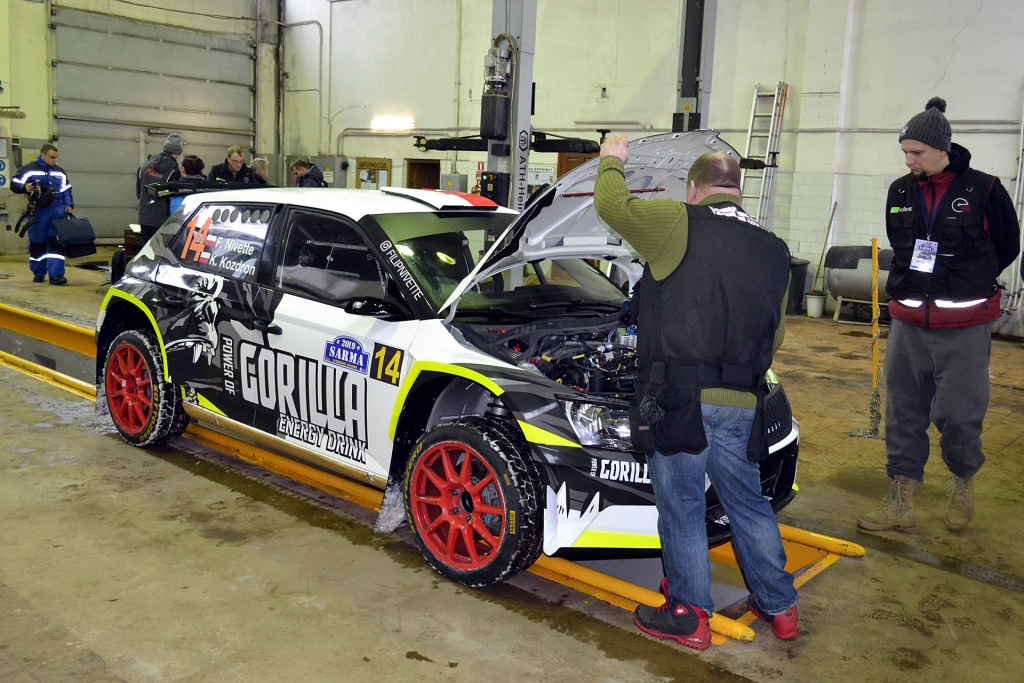 Rallija "Sarma 2019" tehniskā komisija