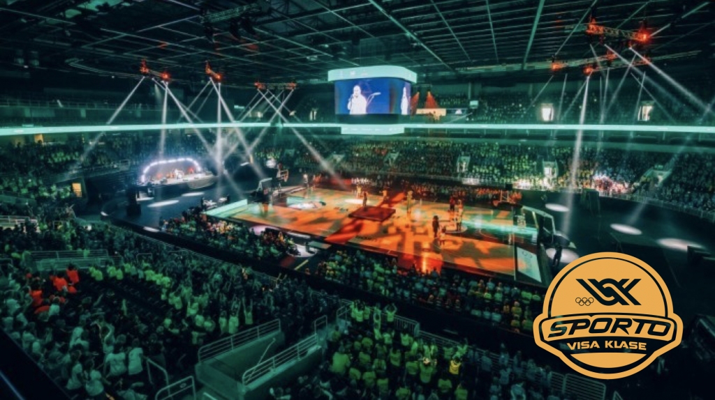 Programmas "Sporto visa klase" 6.sezonas atklāšana "Arēnā Rīga" 1.novembrī.