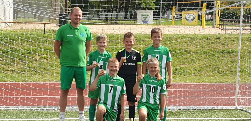 U-10 komanda Kārsavā. 
Autors: no privātā arhīva
