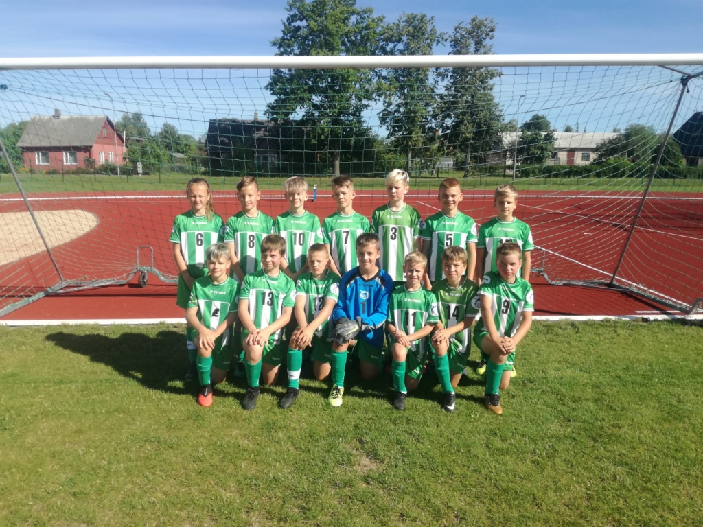 U-11 komanda ZA čempionātā.
Autors: no privātā arhīva