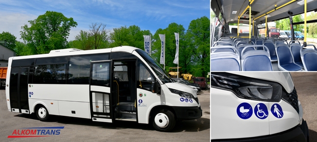 Īpaši Daugavpils vajadzībām komplektētais “Iveco” autobuss atbilstoši mūsdienu prasībām aprīkots ar ērtas iekāpšanas risinājumiem ikvienam pasažierim, medicīniskās palīdzības komplektu un vairākām video kamerām. 
